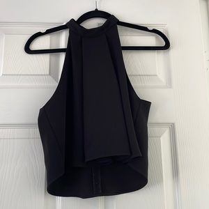 Zara halter chiffon tank